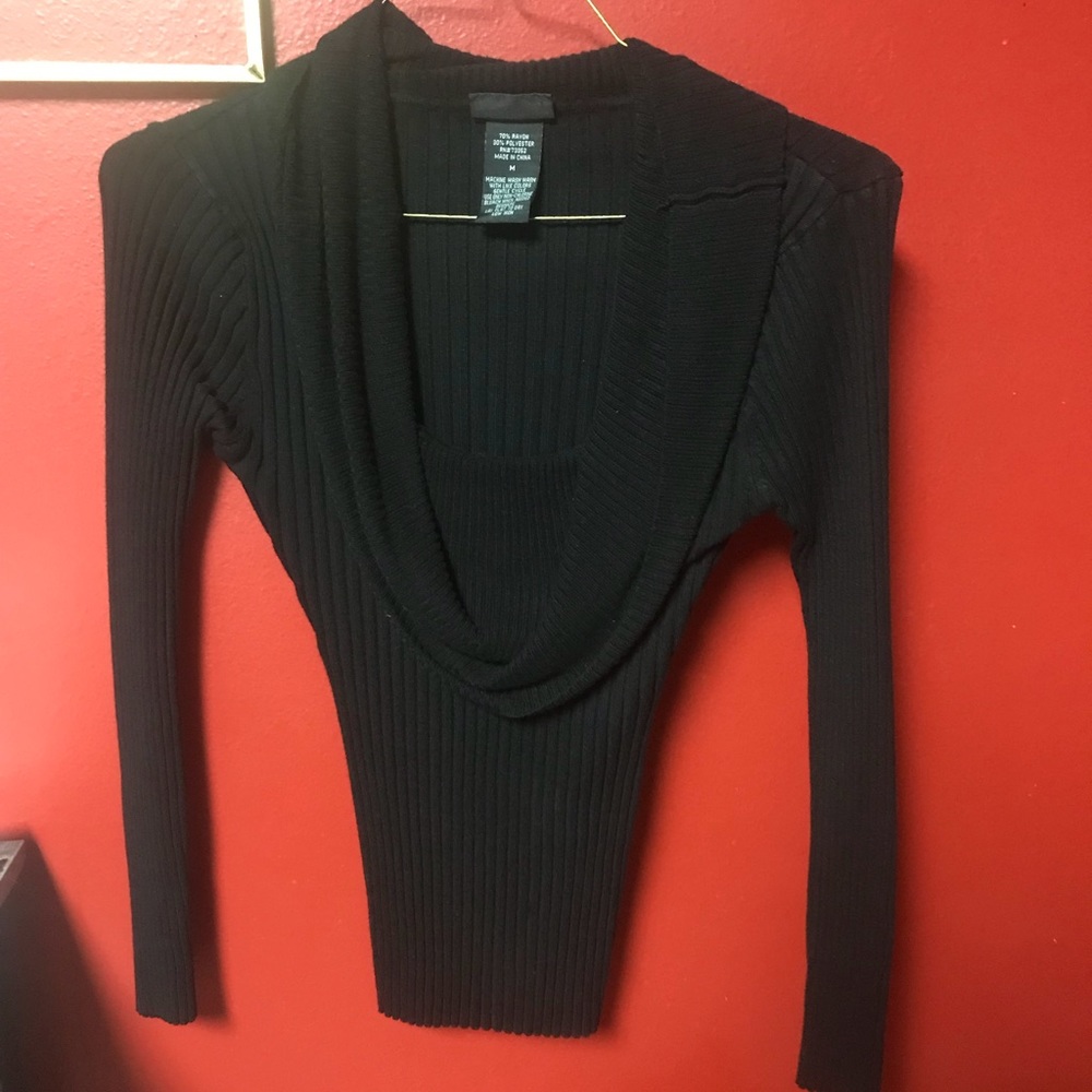 Cowl neck sweater